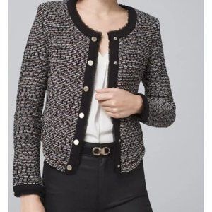 White House Black Market Tweed Jacket $155